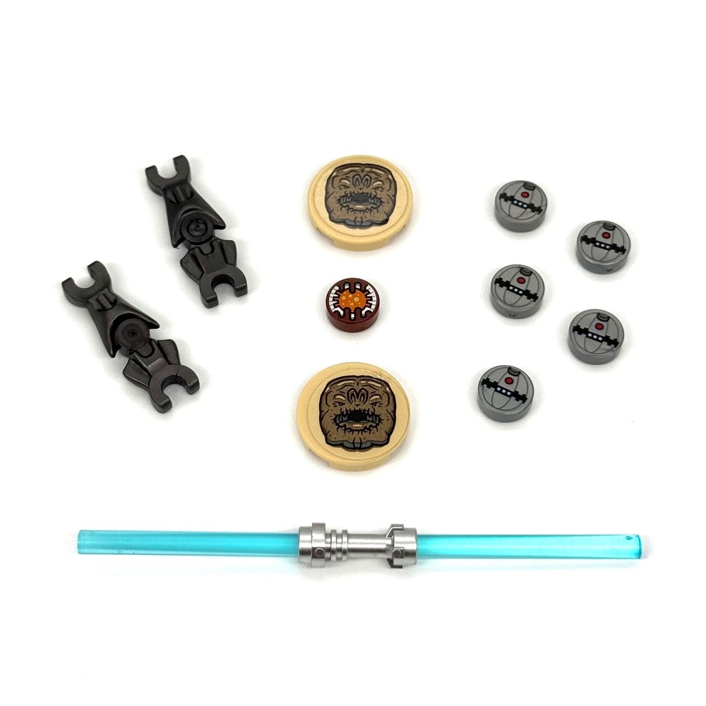 LEGO Star Wars Accessories Lot Lightsaber Detonators Rathtar Parts